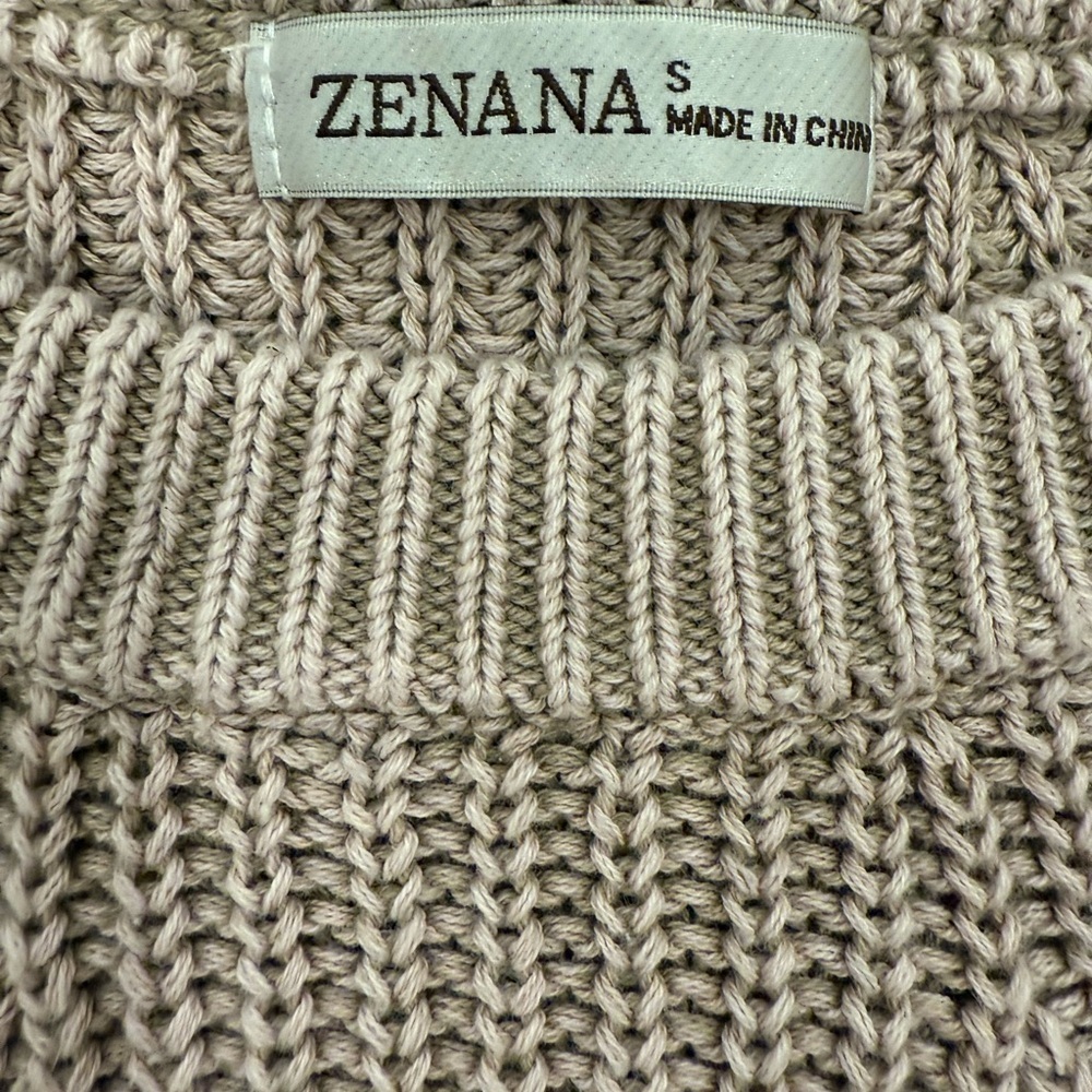 Zenana Outfitters Ash Mocha Sweater - Picture 6 of 7